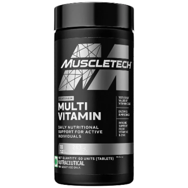 Muscletech Platinum MultiVitamin (60 Tablets)