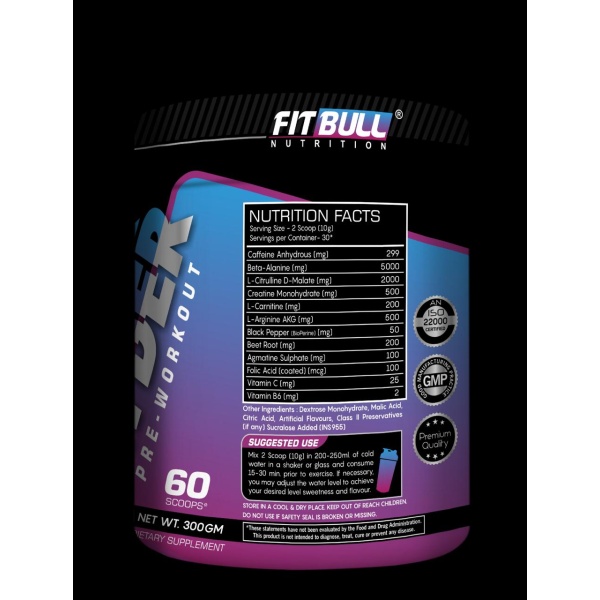 Fitbull Nutrition Ryder Preworkout - Image 3